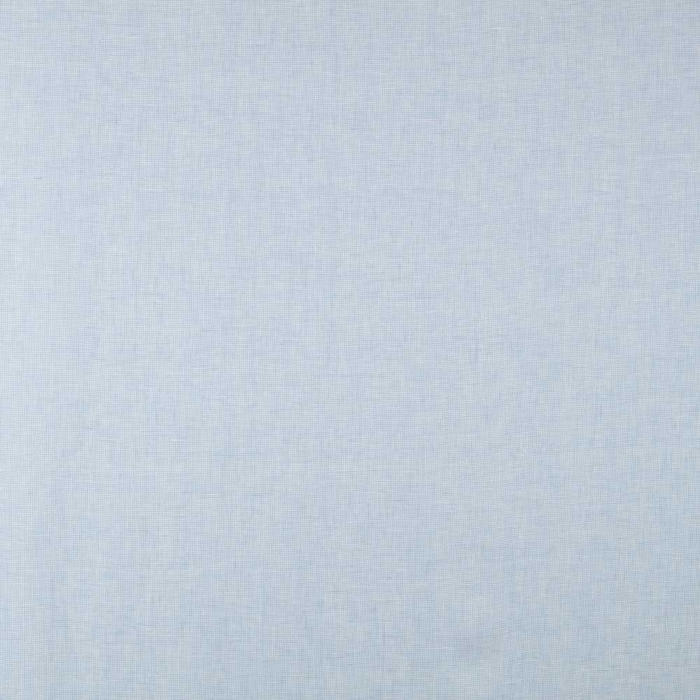 Tela de Lino Pata de Gallo Celeste - Ribes y Casals