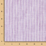 Tela de Lino Rayas Grande Lila - Ribes y Casals