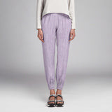 Tela de Lino Rayas Lila - Ribes y Casals