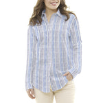 Tela de Lino Soft Azul - Ribes y Casals