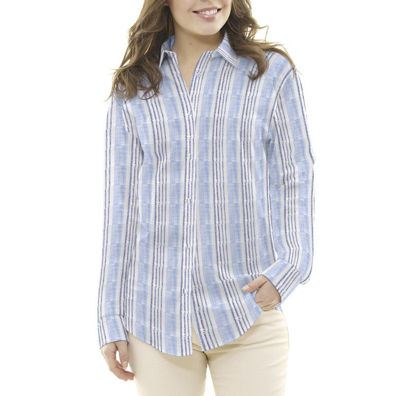 Tela de Lino Soft Azul - Ribes y Casals