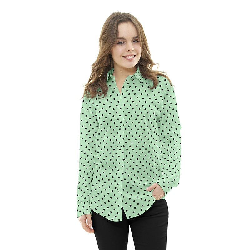 Tela de Lunares Satén Agua - Ribes y Casals