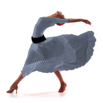 Tela de Lunares Satén Celeste - Ribes y Casals