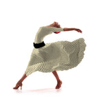 Tela de Lunares Satén Crudo - Ribes y Casals