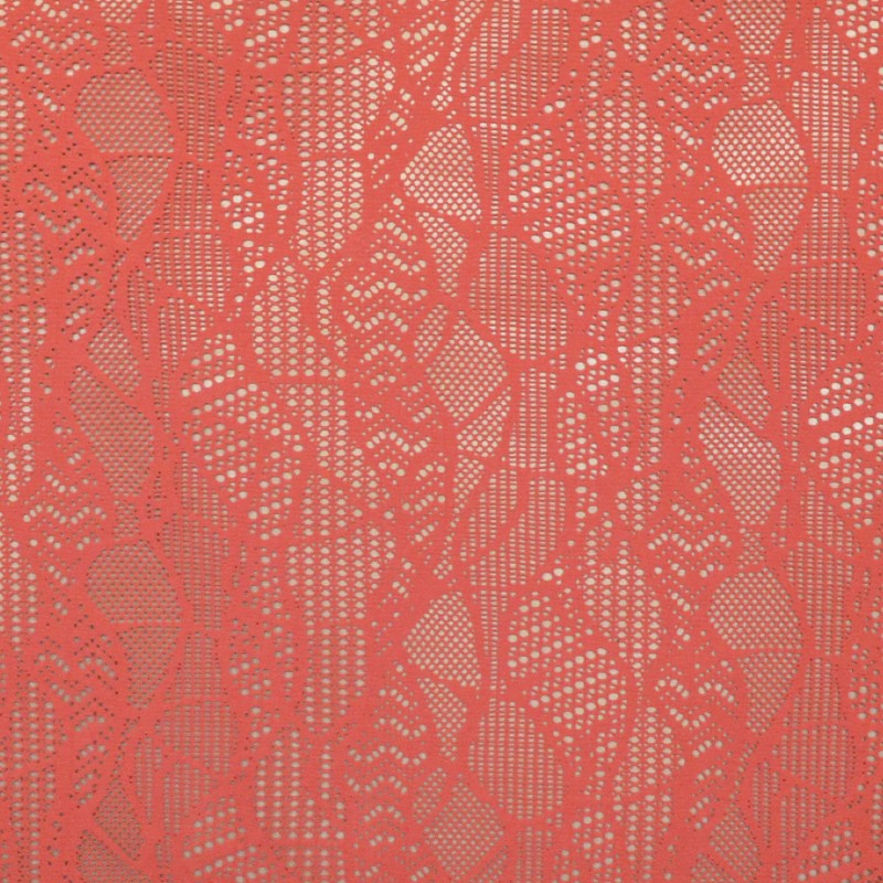 Tela de Punto Calado Coral - Ribes y Casals