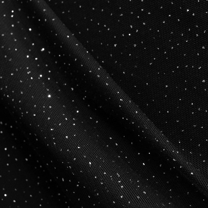 Tela de Tul Brillos Negro - Ribes y Casals