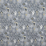 Tela Decorado Navideño Gris - Ribes y Casals