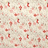 Tela Decorado Navideño Rojo - Ribes y Casals