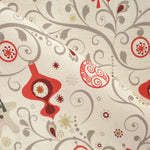 Tela Decorado Navideño Rojo - Ribes y Casals