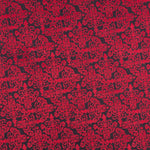 Tela Denim Stretch Jacquard Rojo - Ribes y Casals