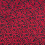 Tela Denim Stretch Jacquard Rojo - Ribes y Casals
