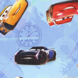 Tela Disney Cars Azul - Ribes y Casals