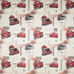 Tela Disney Cars Red Cruda - Ribes y Casals