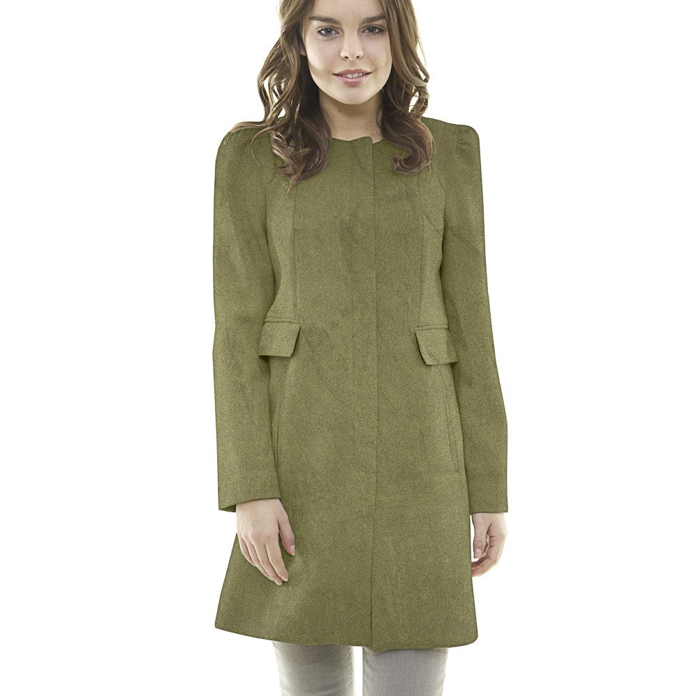 Tela Doble Faz Ante-Pelo Kaki - Ribes y Casals