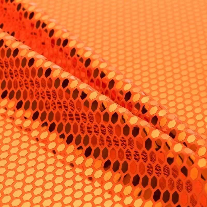 Tela Elástica Espejo Naranja - Ribes y Casals