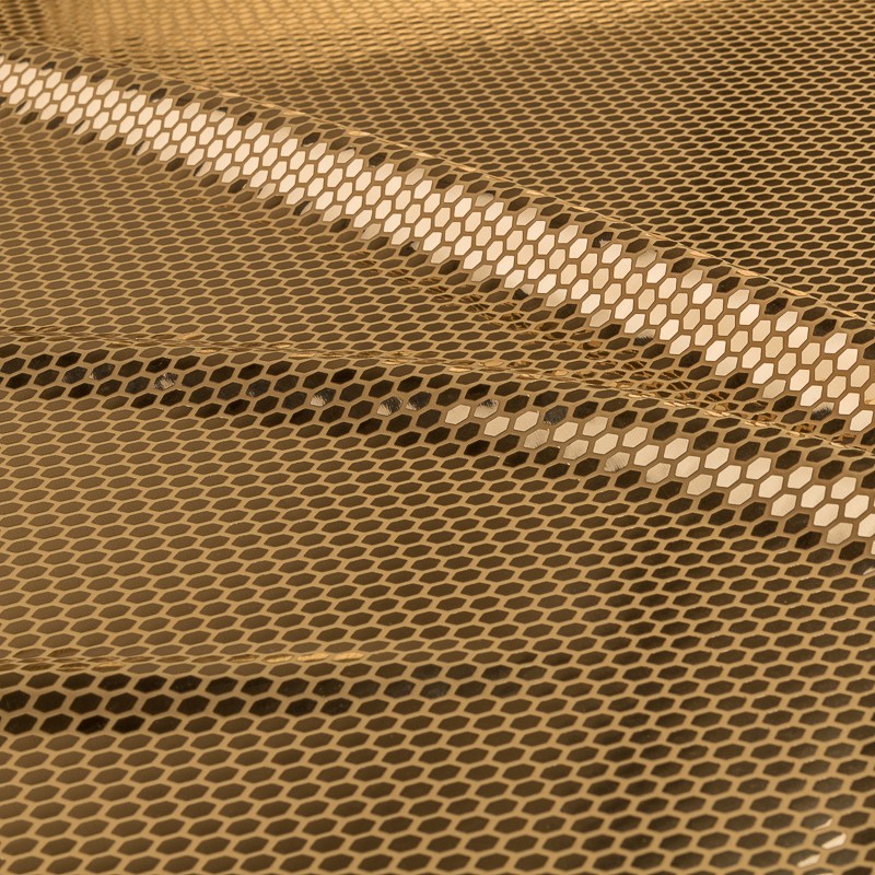 Tela Elástica Espejo Oro - Ribes y Casals