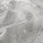 Tela Encaje Hoja Rebrodé Blanca - Ribes y Casals