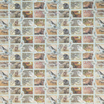 Tela Estampada Algodón Sellos Verdoso - Ribes y Casals