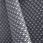 Tela Estampada Cuadro Círculo Azul Marino - Ribes y Casals