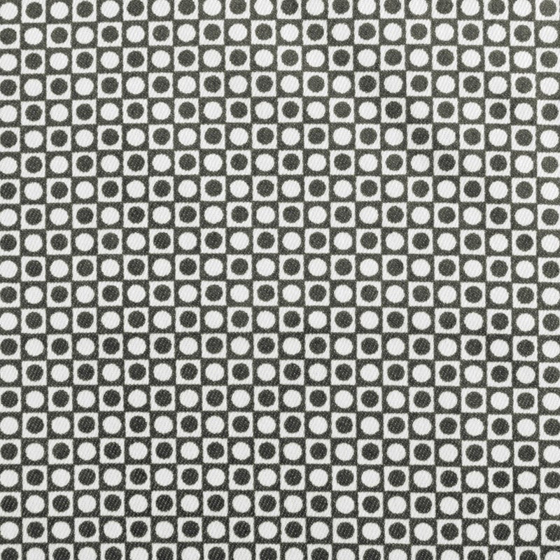 Tela Estampada Cuadro Círculo Beige - Ribes y Casals