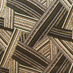 Tela Estampada Satén Mate Bayadera Verde - Ribes y Casals