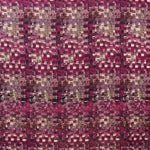 Tela Estampada Satén Mate Mosaico Fucsia - Ribes y Casals