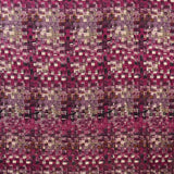 Tela Estampada Satén Mate Mosaico Fucsia - Ribes y Casals