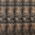 Tela Estampada Satén Mate Mosaico Marrón - Ribes y Casals