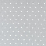 Tela Estrellas 1cm Fondo Gris - Ribes y Casals