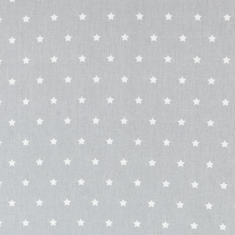 Tela Estrellas 1cm Fondo Gris - Ribes y Casals