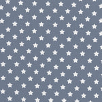 Tela Estrellas Blanca Fondo Azul Denim - Ribes y Casals