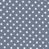 Tela Estrellas Blanca Fondo Azul Denim - Ribes y Casals
