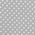 Tela Estrellas Blanca Fondo Gris Claro - Ribes y Casals