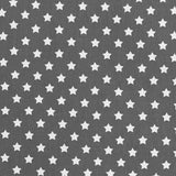 Tela Estrellas Blanca Fondo Gris Marengo - Ribes y Casals