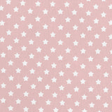 Tela Estrellas Blanca Fondo Rosa Pálido - Ribes y Casals