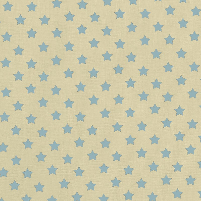 Tela Estrellas Cielo Fondo Beige - Ribes y Casals