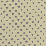 Tela Estrellas Gris Fondo Beige - Ribes y Casals