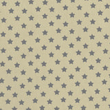 Tela Estrellas Gris Fondo Beige - Ribes y Casals