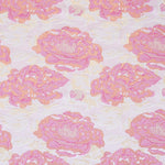 Tela Fantasía Flor Coral Oro - Ribes y Casals