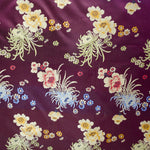 Tela Fantasía Kimono Bourdeos - Ribes y Casals