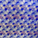 Tela Fantasía Medallas Azul Eléctrico - Ribes y Casals