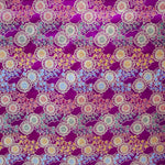 Tela Fantasía Medallas Fucsia - Ribes y Casals
