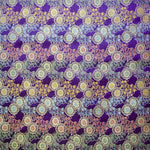 Tela Fantasía Medallas Morada - Ribes y Casals