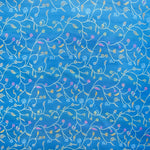 Tela Fantasía Ramas Aguamarina - Ribes y Casals