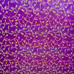 Tela Fantasía Ramas Morada - Ribes y Casals