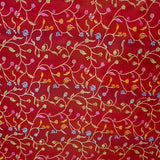 Tela Fantasía Ramas Roja - Ribes y Casals