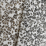 Tela Gasa Bambula Leopardo Beige - Ribes y Casals