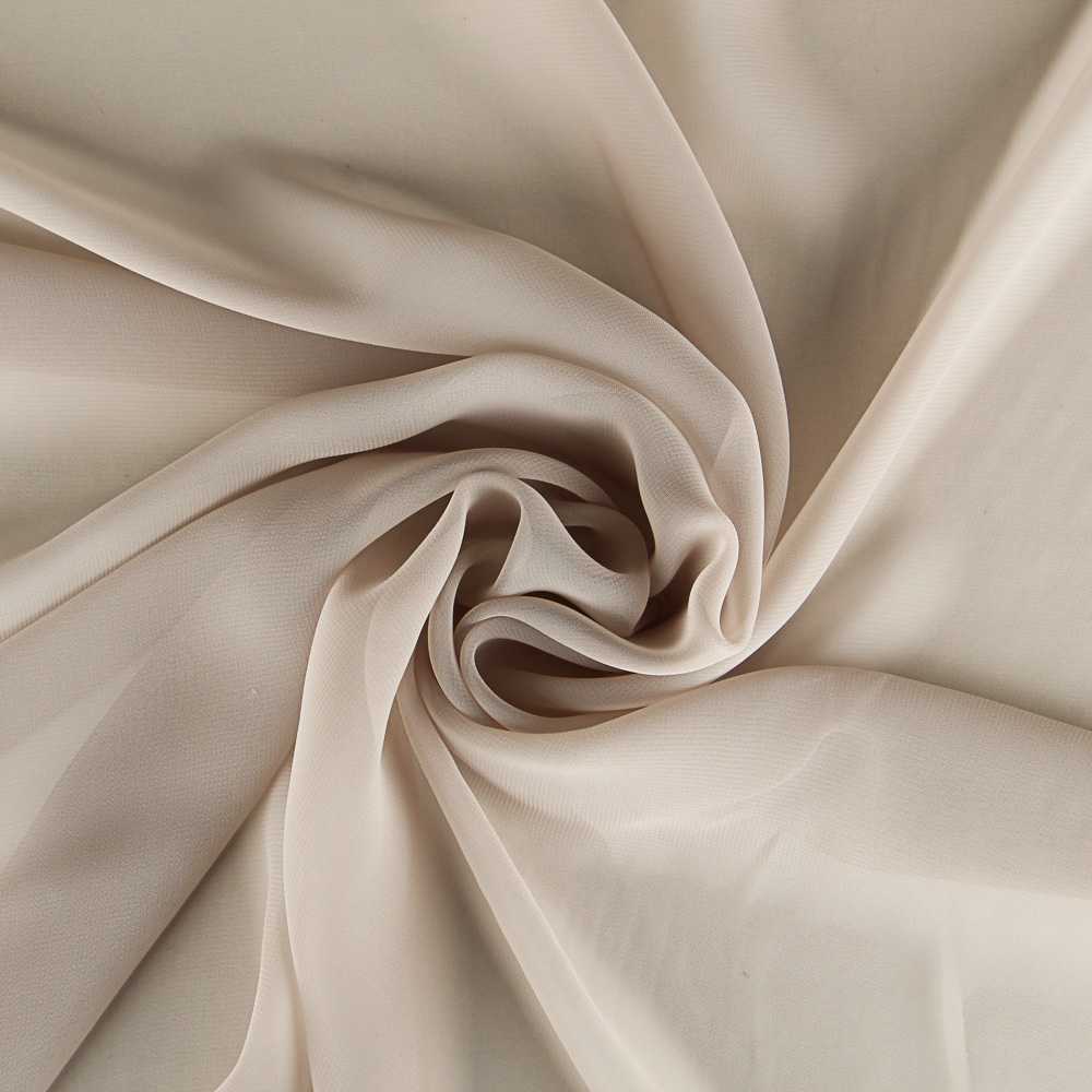 Retal Tela Gasa Chifón Beige 75x150 cm - Ribes y Casals