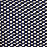 Tela Georgette Estampada Cubo Azul - Ribes y Casals