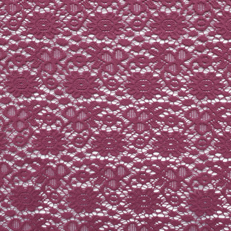 Tela Guipur Margaritas Rosa Palo Fuerte - Ribes y Casals